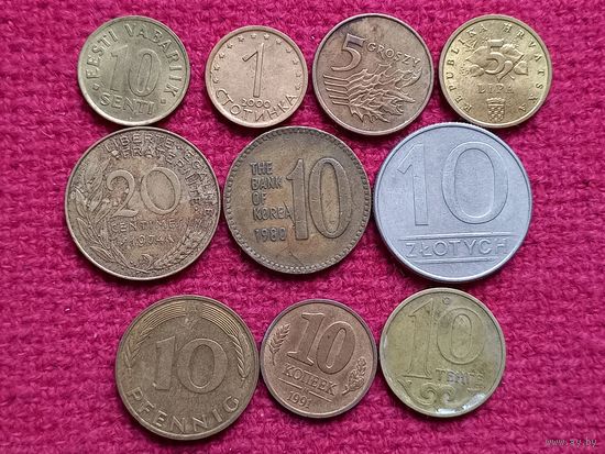 Лот монет Мира