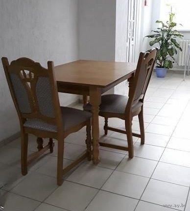 Стол дуб (массив + шпон) 1.5 х 0.85