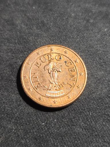 Австрия 1 евроцент 2014