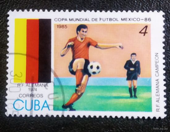 Марка Куба 1985 год Чемпионат мира