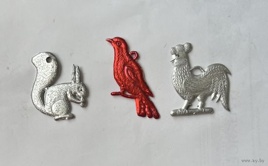 Елочная игрушка СССР пластик цена за все