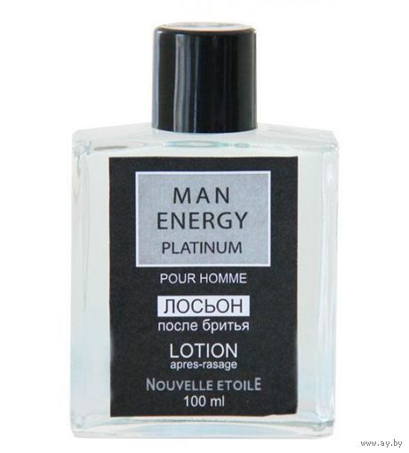 НОВАЯ ЗАРЯ Энергия Мужчины Платиновый (Man Energy Platinum) Лосьон после бритья (After-shave lotion) 100мл