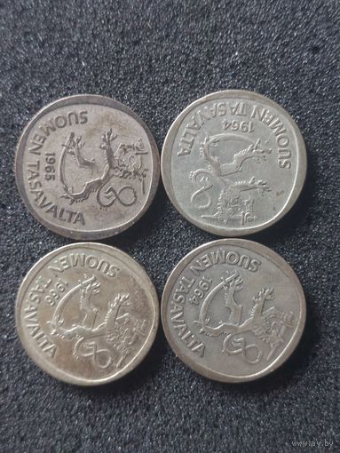 1 марка финляндия серебро