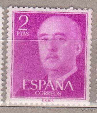 Известные личности люди Генерал Франко  Испания 1956 год 4 (5) ЧИСТАЯ