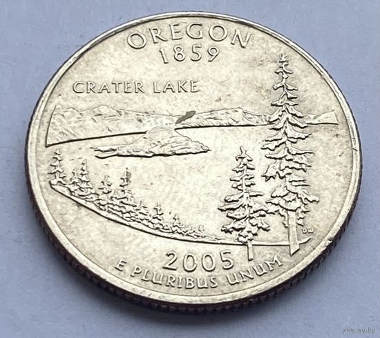 25 центов 2005 г. Орегон, США