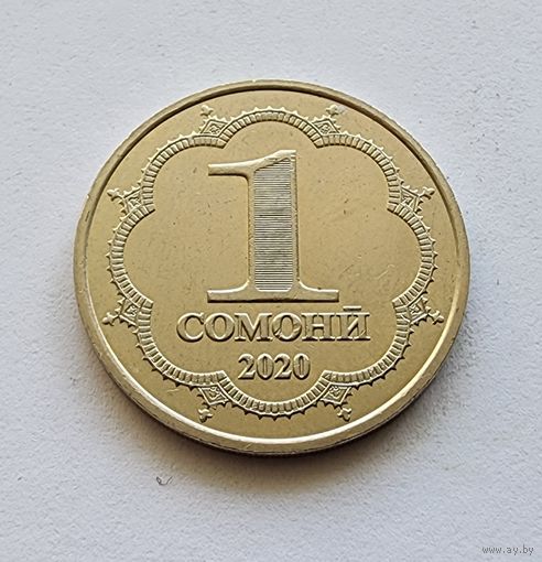Таджикистан 1 сомони, 2020