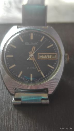 Часы Слава. Ссср. Все рабочее.