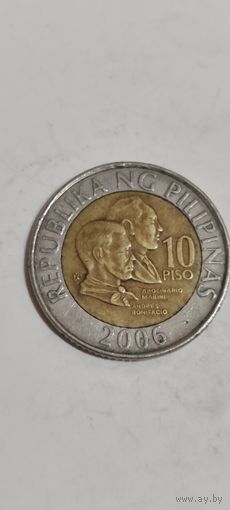 Филиппины 10 писо 2006