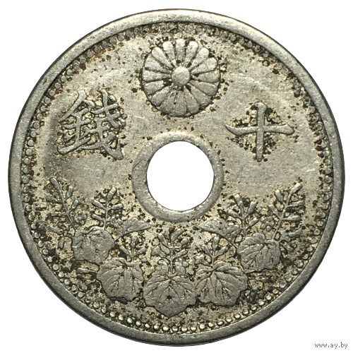 Япония 10 сенов, 1923