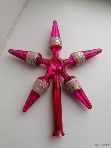 Елочная игрушка СССР Звезда, Макушка