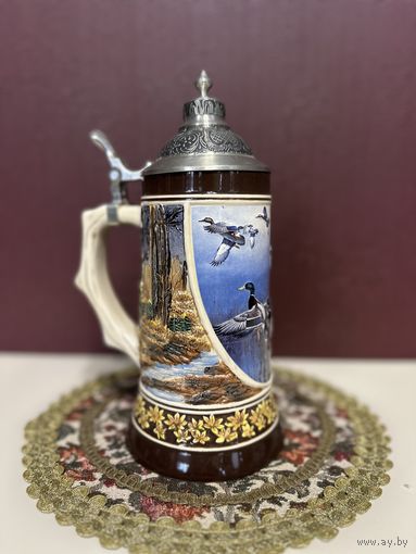 Старинная пивная кружка, Европа, клеймо, много лотов с рубля