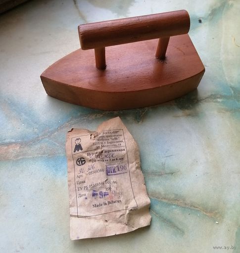 Утюжек деревянный