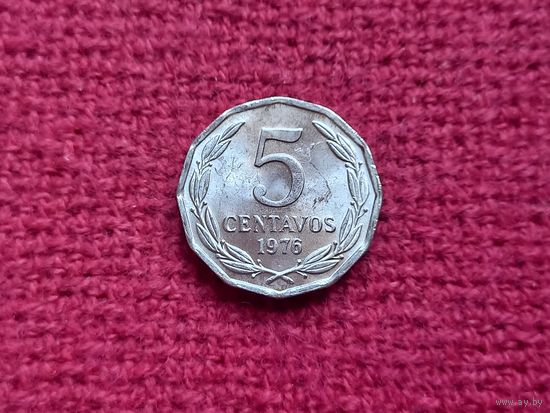 Чили 5 сентаво 1976 г.