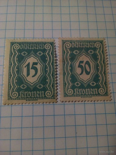 Марка Австрия 1922