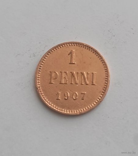 1 пенни 1907 года