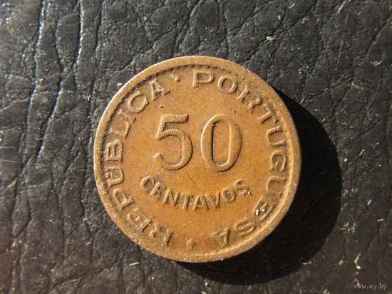 Ангола. 50 центавос. 1955. С 20 копеек. Распродажа коллекции. Смотрите другие лоты.