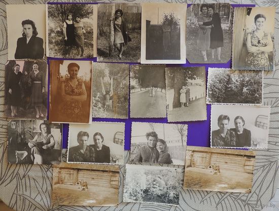 Фото семейное, 1950-1960-е гг., Пружаны, 19 шт.