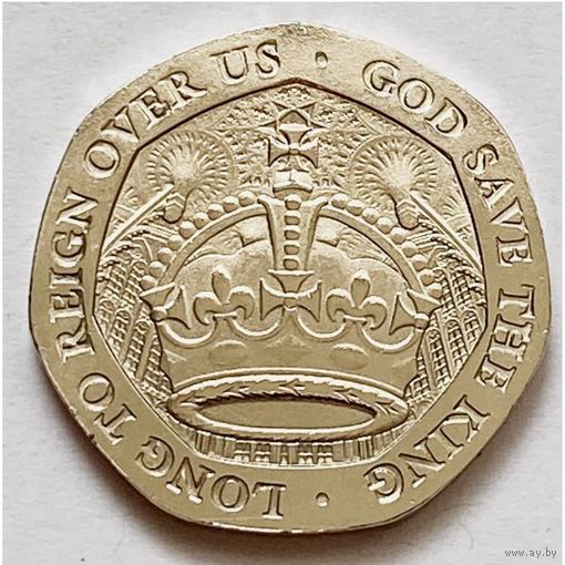 Гибралтар 20 пенсов, 2023 UNC