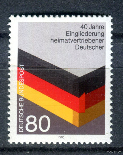 Германия (ФРГ) - 1985г. - 40 лет немецких изгнанников - полная серия, MNH [Mi 1265] - 1 марка