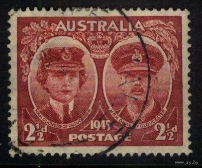 Австралия - 1945 [Mi. 173] Гашеная (AU01)