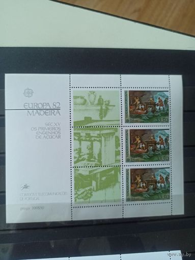 Португалия. Мадейра.1982. EUROPA. Исторические события