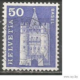 Швейцария. Крепостные ворота в Базеле. 1960г Mi#704.