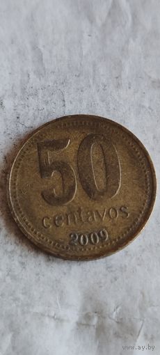 Аргентина 50 сентавос 2009