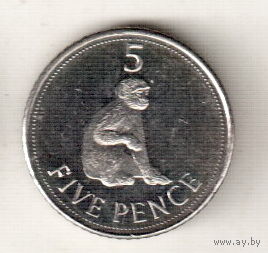 Гибралтар 5 пенс 2011