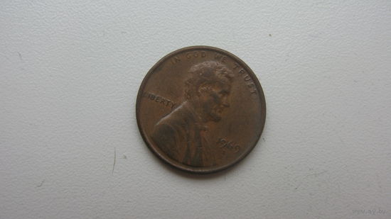 США 1 цент 1969 D