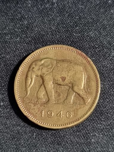 БЕЛЬГИЙСКОЕ КОНГО 2 франка 1946