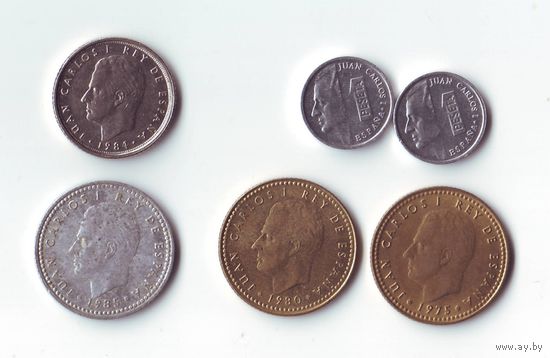 Монеты Испании.