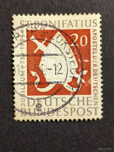 Германия 1954. 1200-летие со дня смерти святого Бонифация. Полная серия