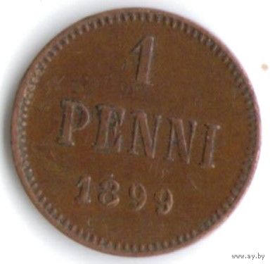 1 пенни 1899 год _состояние ХF