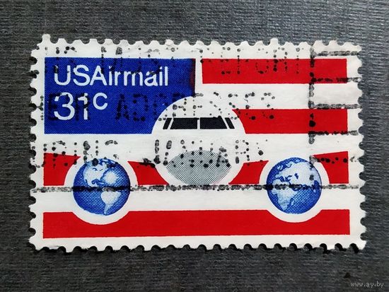 Марка США 1976 год Авиапочта