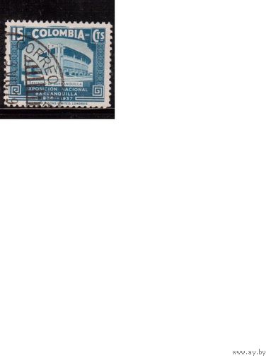 Колумбия-1937  (Мих.382) ,  гаш. , Выставка, Стадион(1)