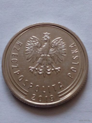 Польша 1 злотый 2019 г.