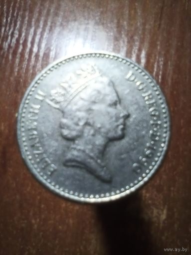 5 песов 1990 Великобритания