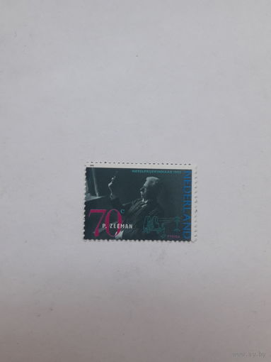 Марки Нидерланды  Лауреаты Нобелевской премии по физике 1902  Зееман