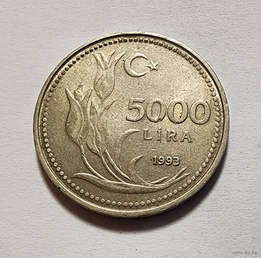 Турция 5.000 лир, 1993