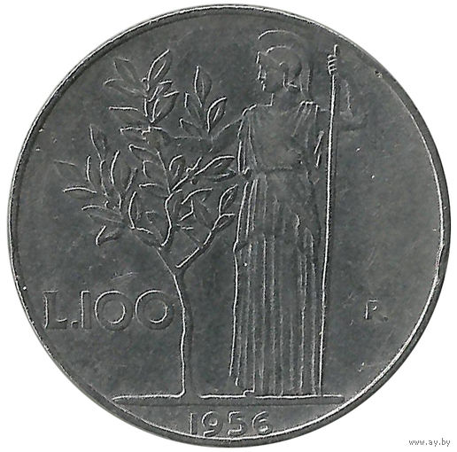 Италия 100 лир 1956