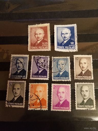 Марочки старенькой Турции президент Инену (1-л1)