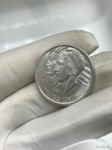 1/2 доллара ( 50 центов ) 1935 арканзас . яркие  красивые !