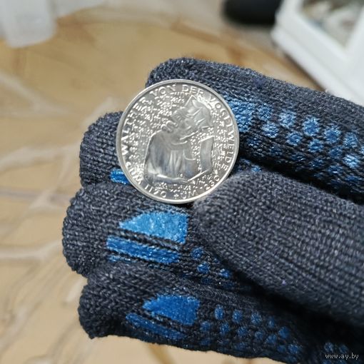 5 марок(1980г.) 750лет со дня смерти Вальтера фон дер Фогельвейде. ФРГ.