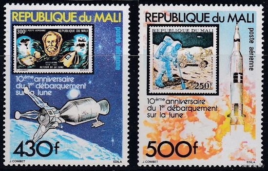 1979 Мали 724-725 10 лет Аполлону-11 5,00 евро
