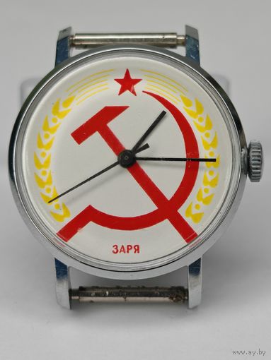 Часы Заря "Гласность" 21 камней  2009 СССР. На ходу!!! С рубля