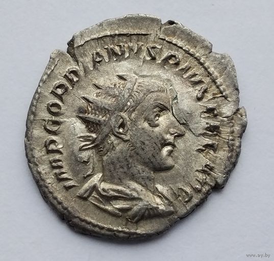 Гордиан III 238-244 гг. н. э. Фелицитас. Антониниан, двойной денарий. Серебро. /15