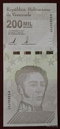200000 боливар 2020 года (03.09.2020) - Венесуэла - UNC