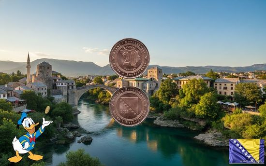 Босния и Герцеговина 20 феннигов UNC. Предложите свою цену или обмен!