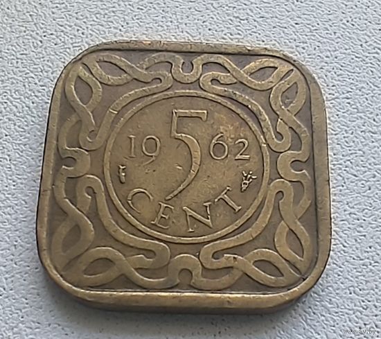 Суринам 5 Центов, 1962  6-3-37