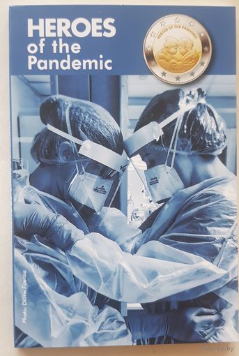 Мальта 2 евро 2021  Герои пандемии BU в буклете